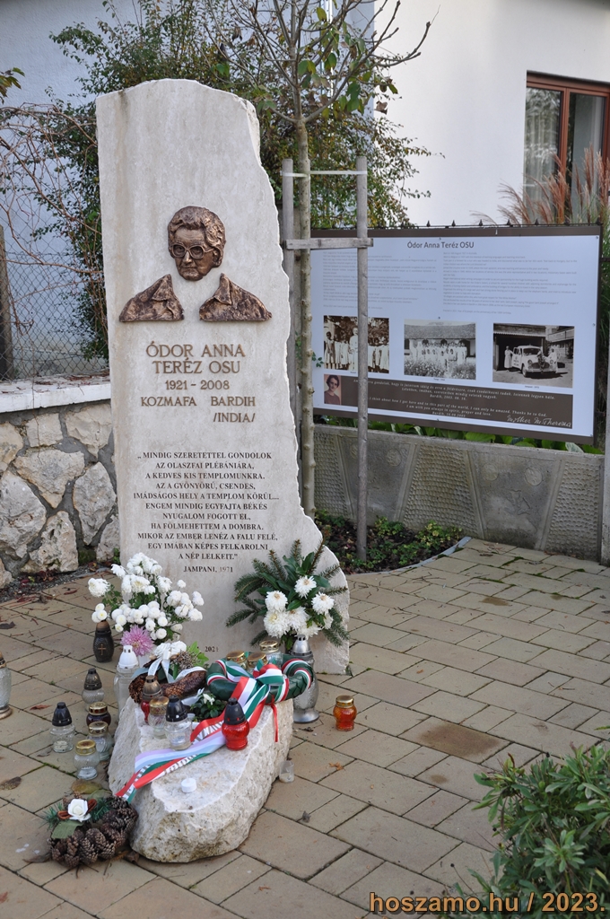 Olaszfa - Ódor Anna Teréz nővér emlékműve